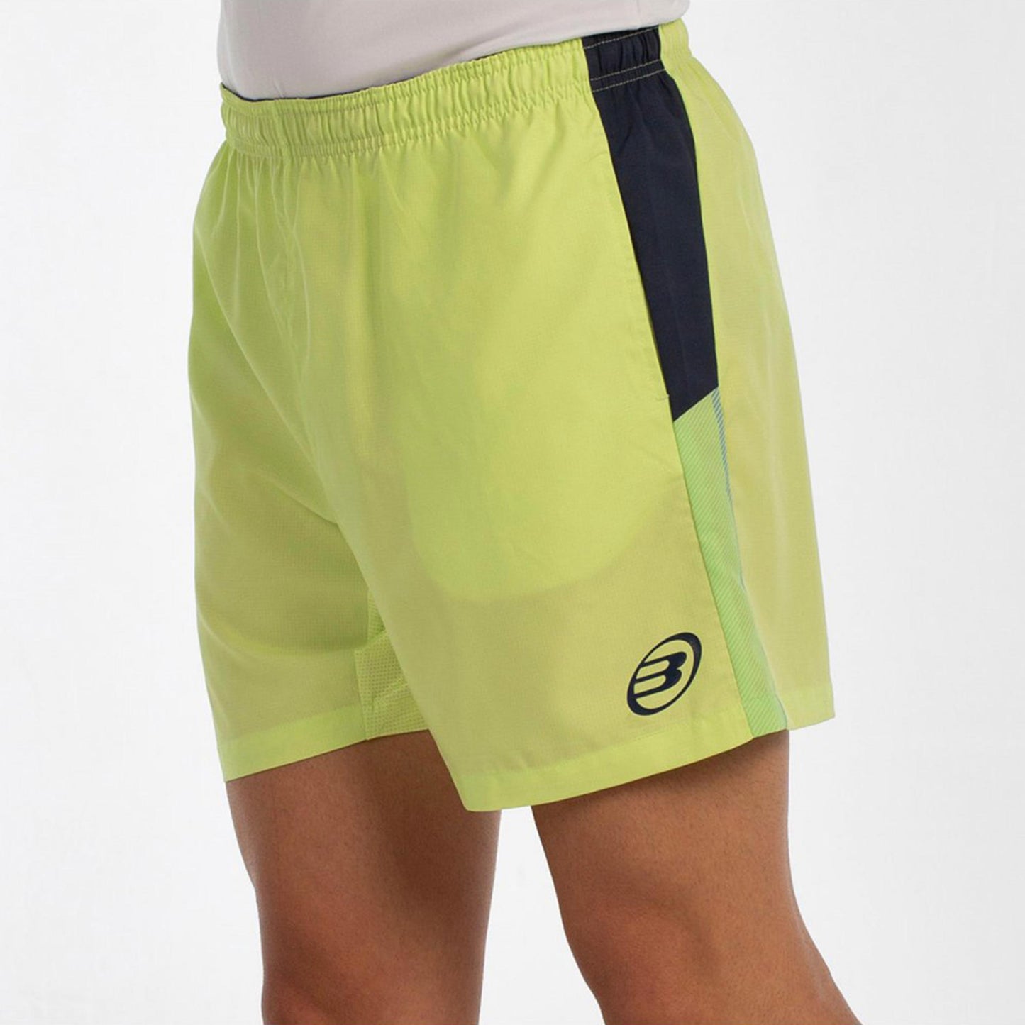 Bullpadel Legar Shorts Hombres-Amarillo Limón