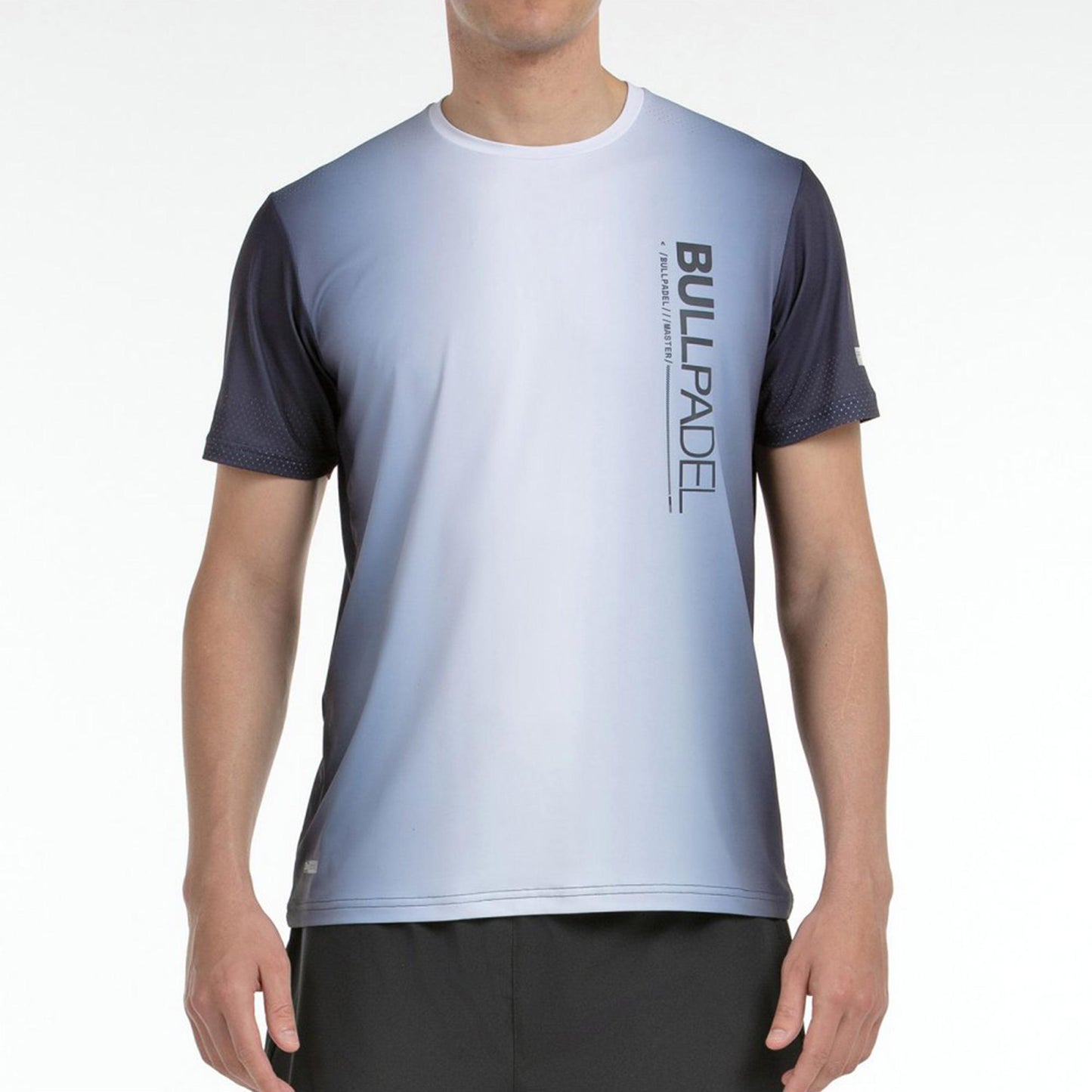 Bullpadel Muros Camiseta De Manga Corta Hombres-Blanco,Gris Oscuro