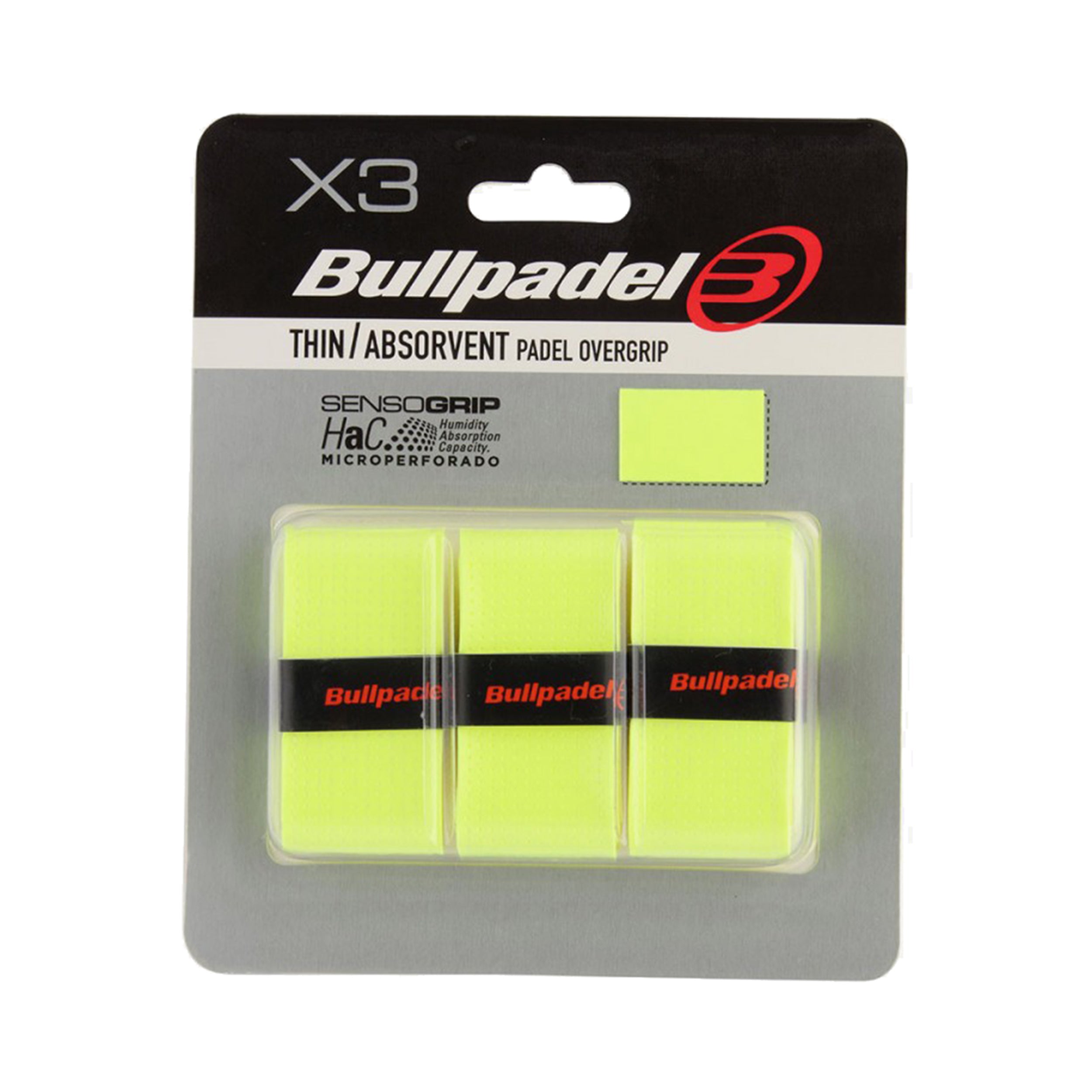 Bullpadel GB-1705 SENSO ABSORBENT-Amarillo Neón