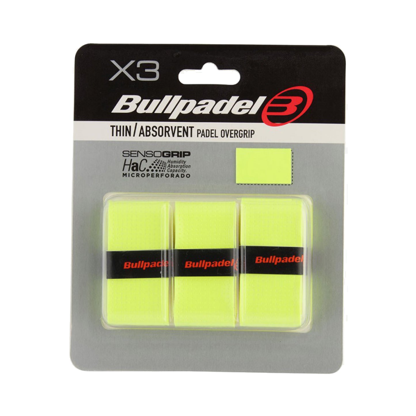 Bullpadel GB-1705 SENSO ABSORBENT-Amarillo Neón