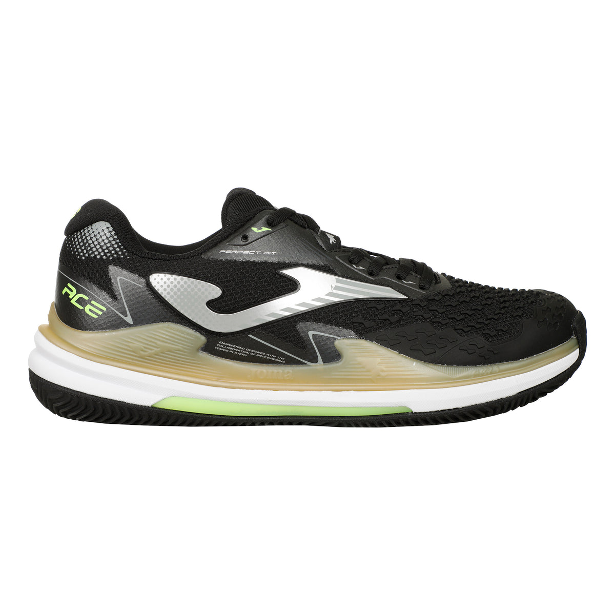 Joma Ace Zapatilla tierra batida Hombres - negro, dorado