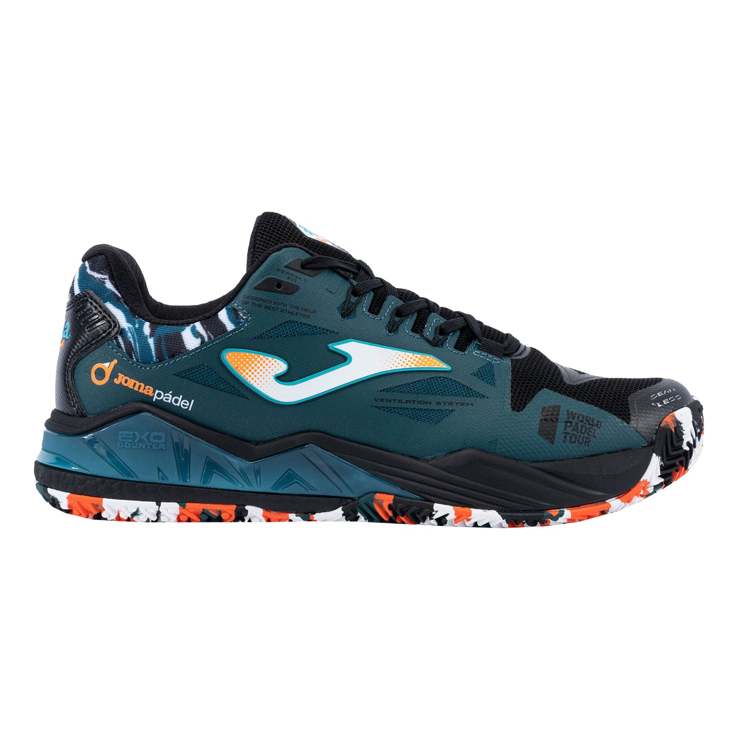 Joma Spin Zapatilla de pádel Hombres - negro