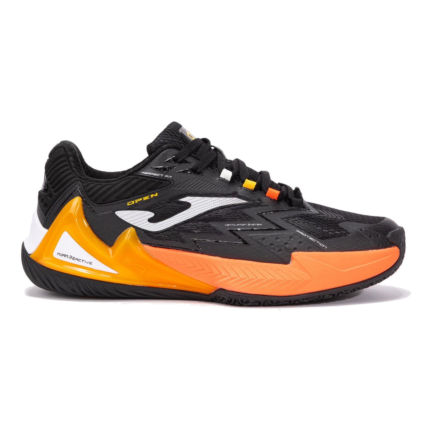Joma Open Zapatilla de pádel Hombres - negro, naranja