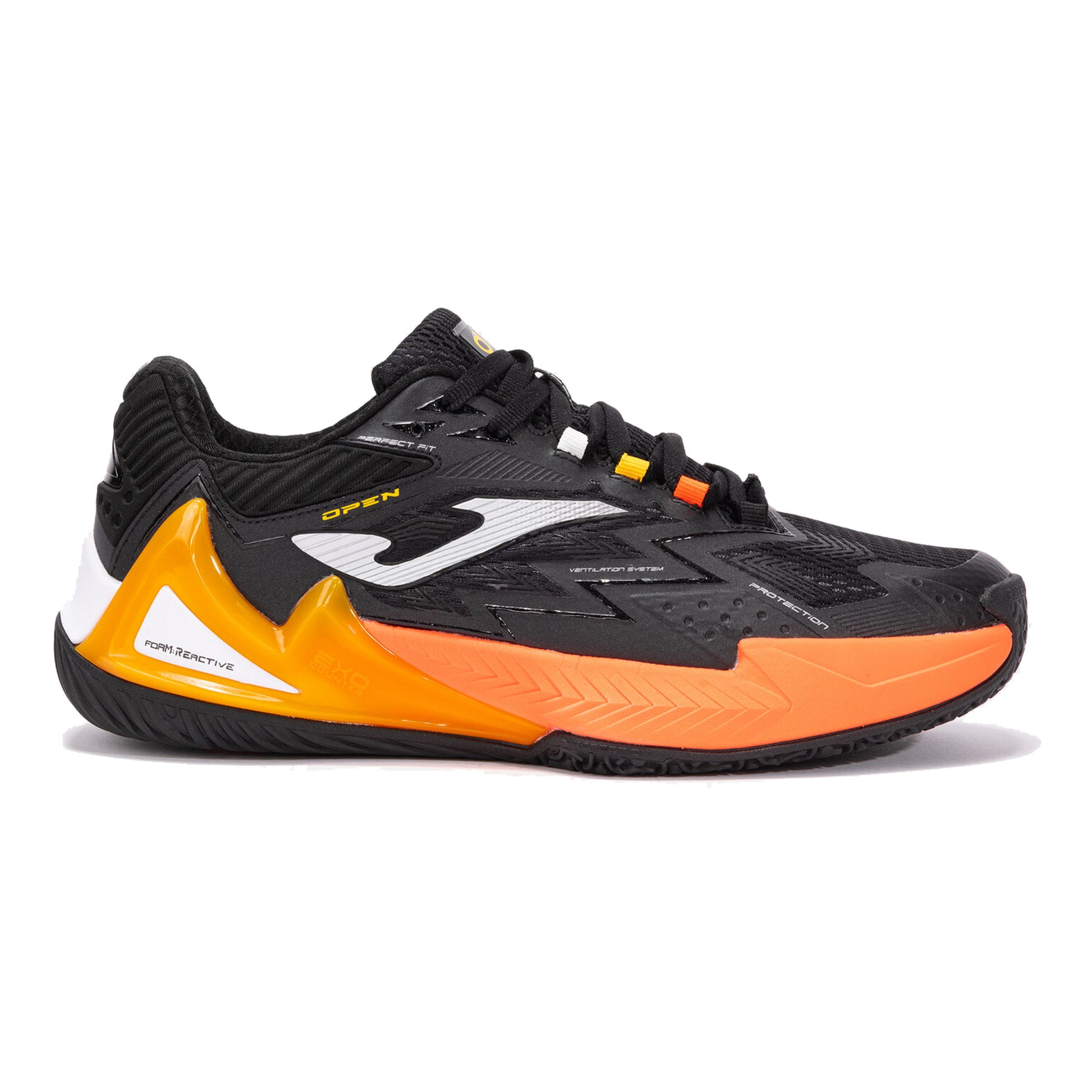 Joma Open Zapatilla de pádel Hombres - negro, naranja