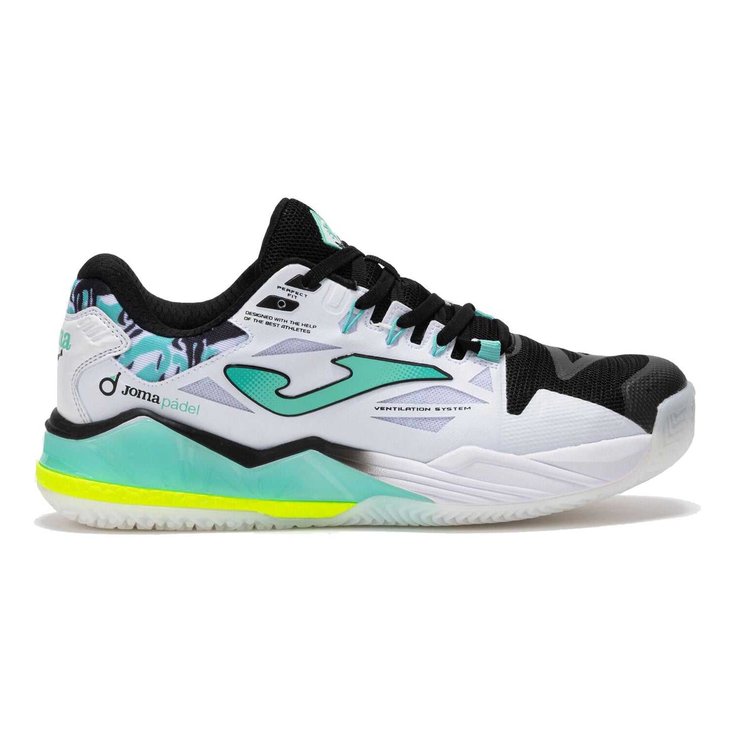 Joma Spin Zapatilla de pádel Hombres - blanco, negro