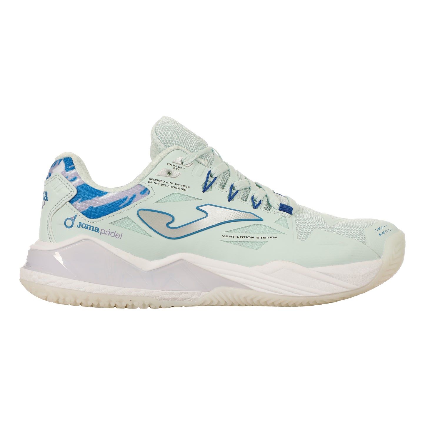 Joma Spin Zapatilla de pádel Mujeres - azul claro, morado
