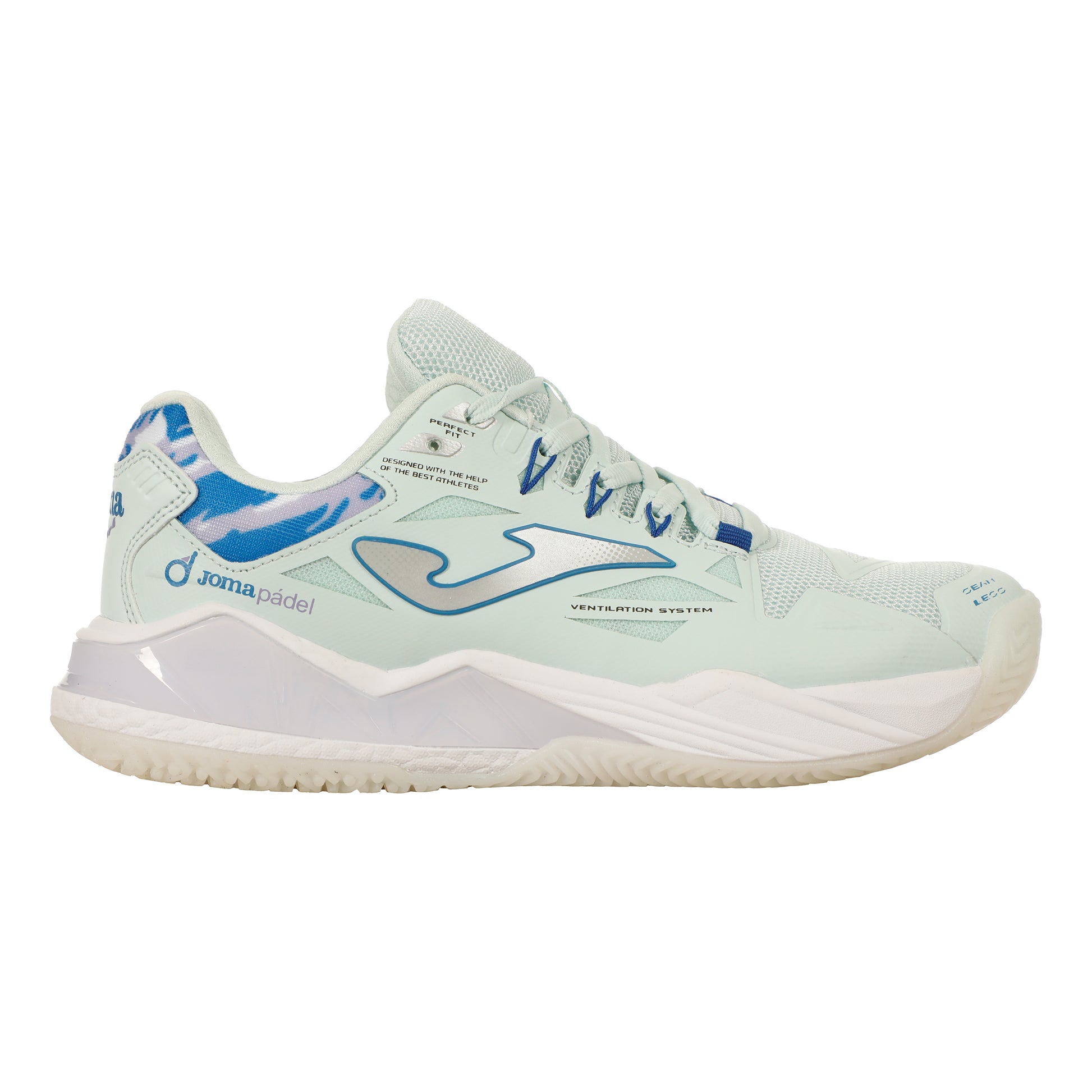 Joma Spin Zapatilla de pádel Mujeres - azul claro, morado