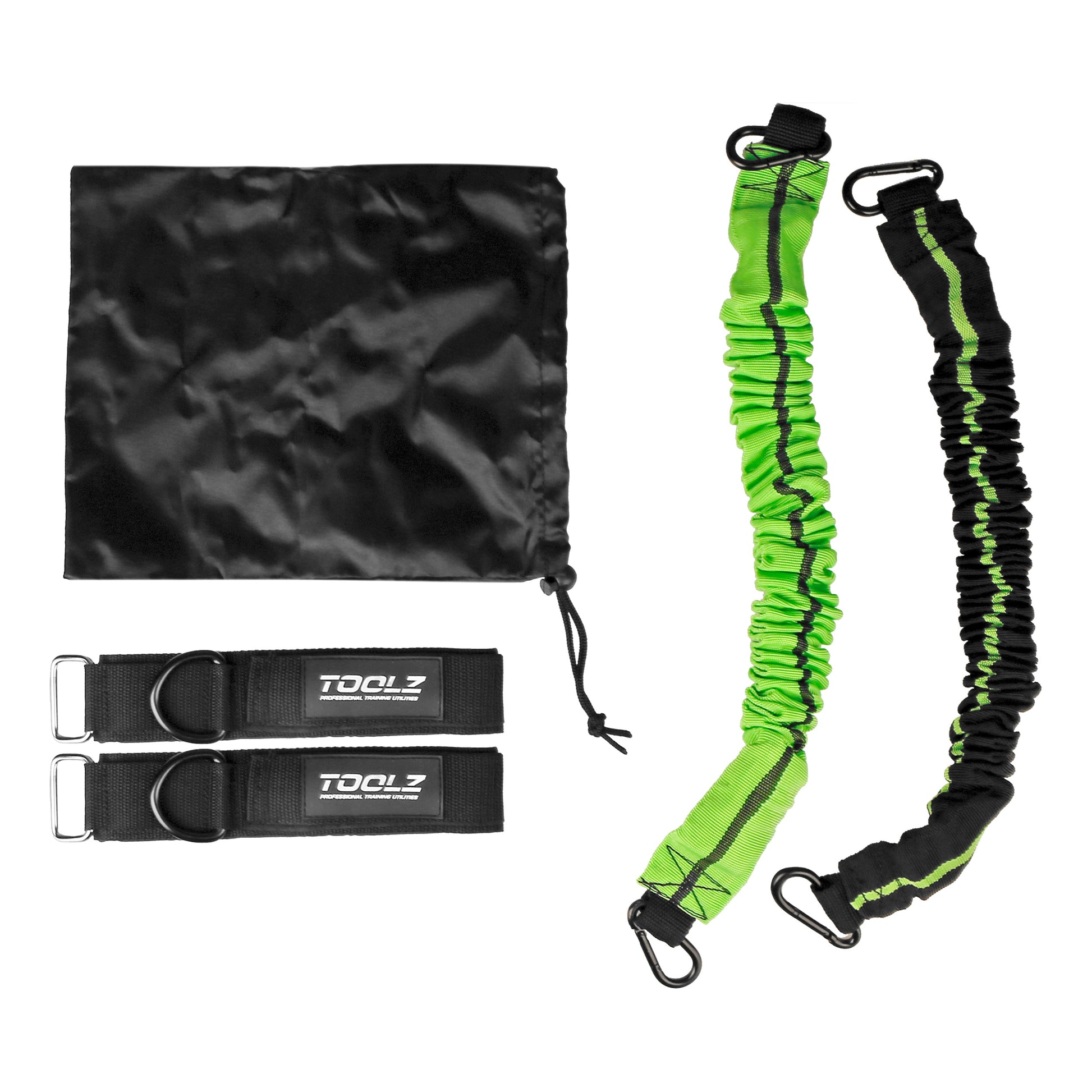 TOOLZ Multi Resistance Trainer Elemento Auxiliar De Entrenamiento-Negro,Verde