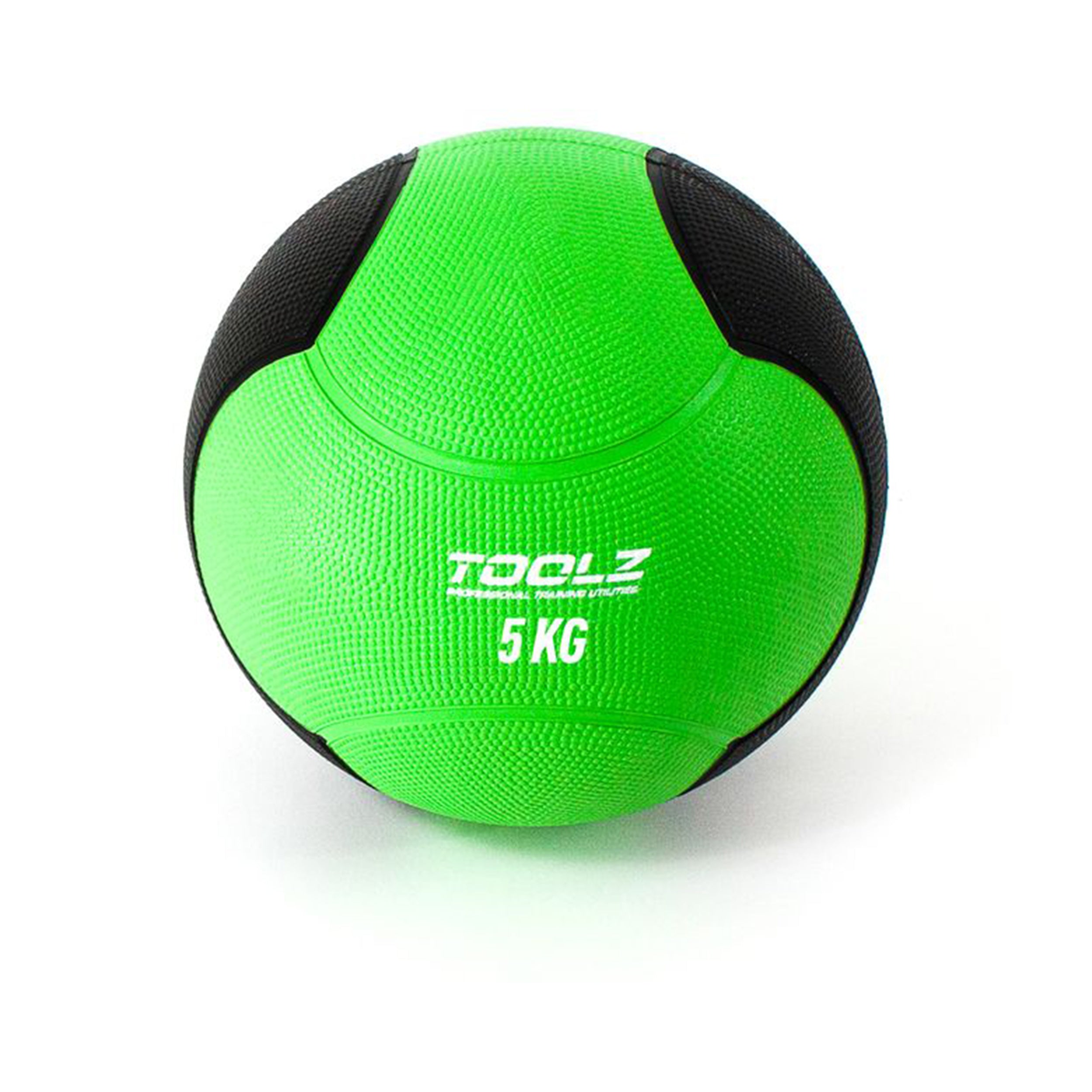TOOLZ 5kg Balón Medicinal-Verde,Negro