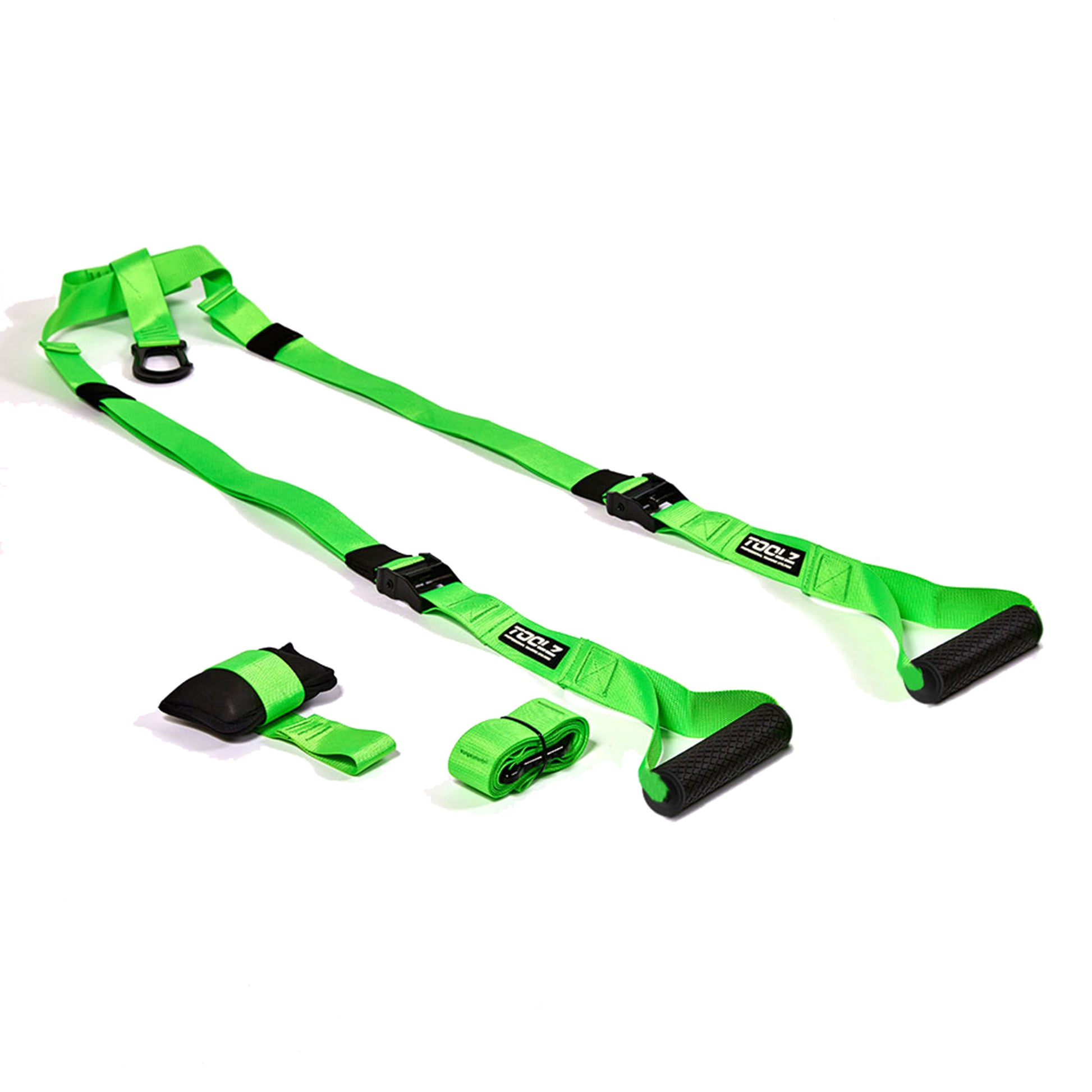 TOOLZ Sling Trainer Aparato De Entrenamiento-Verde,Negro