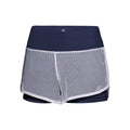 Efia Tech (2in1) Shorts Mujeres-Azul Oscuro,Blanco