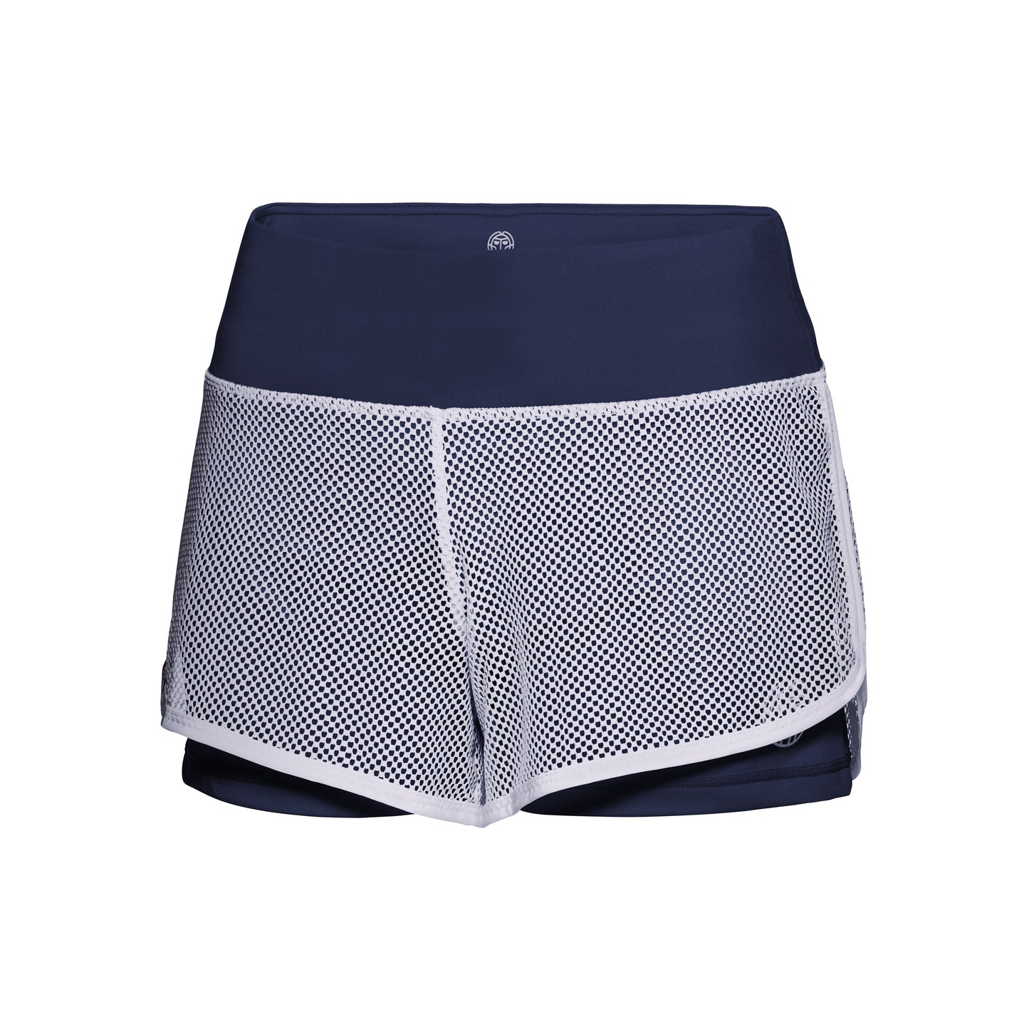 BIDI BADU Efia Tech (2in1) Shorts Mujeres-Azul Oscuro,Blanco
