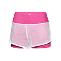 Efia Tech (2in1) Shorts Mujeres-Rosa,Blanco