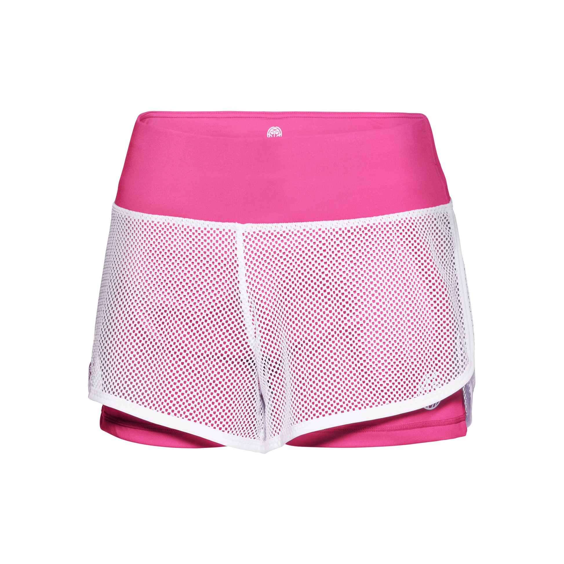BIDI BADU Efia Tech (2in1) Shorts Mujeres-Rosa,Blanco