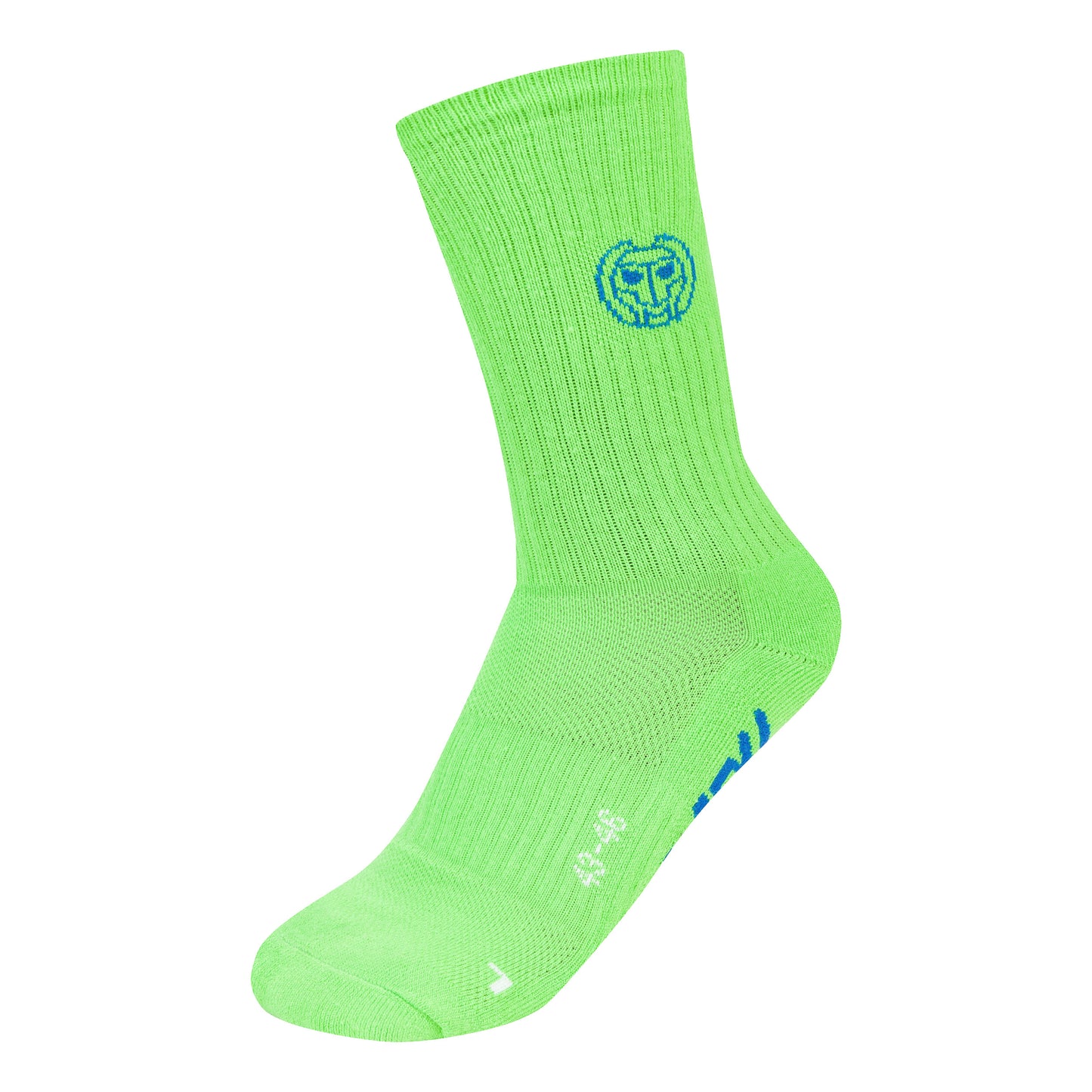 BIDI BADU Tamio Tech Crew Calcetines Deporte Pack De 3-Verde Claro,Azul Oscuro
