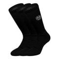 Tamio Tech Crew Calcetines Deporte Pack De 3-Negro,Blanco