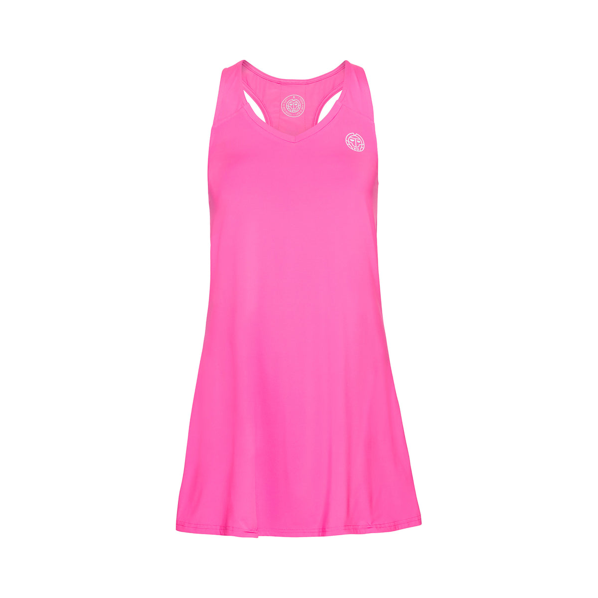 BIDI BADU Amaka Tech Vestido Chicas-Rosa,Blanco