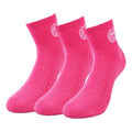 Gila Ankle Tech Calcetines de deporte Pack de 3 Unisex - rosa, blanco