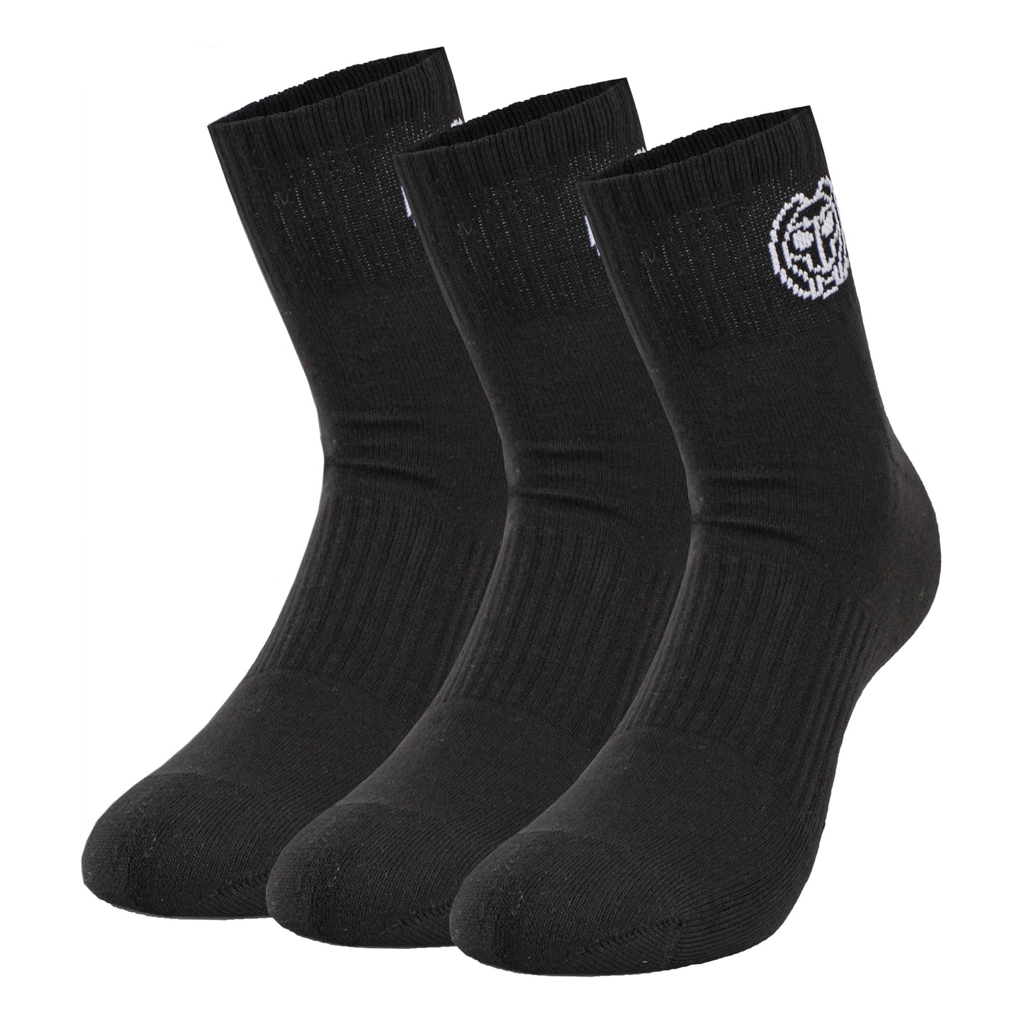 BIDI BADU Gila Ankle Tech Calcetines de deporte Pack de 3 Unisex - negro, blanco