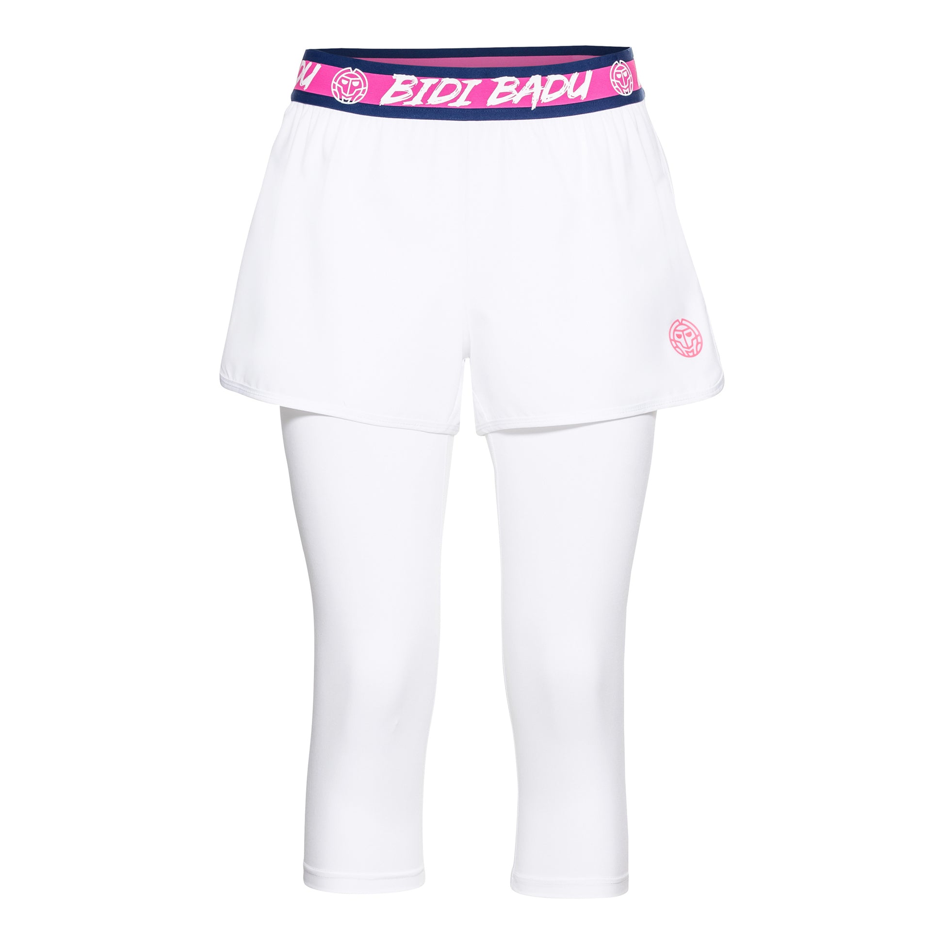 BIDI BADU Kara Tech Pantalón corto con malla Mujeres - blanco, rosa