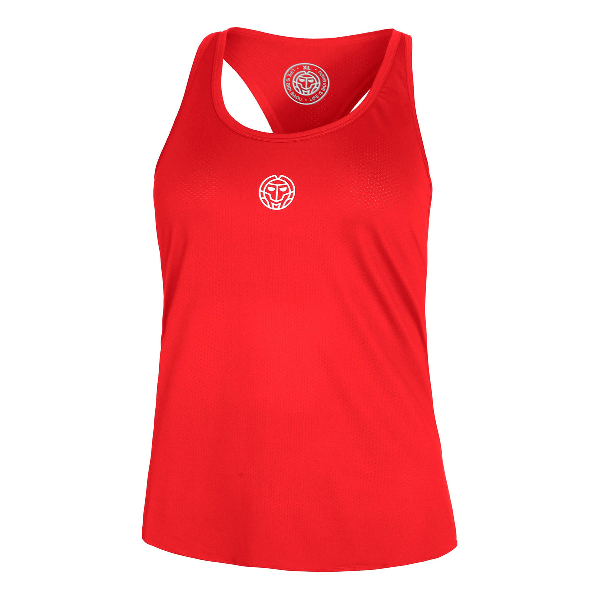 BIDI BADU Mea Tech Camiseta de tirantes Mujeres - rojo, blanco