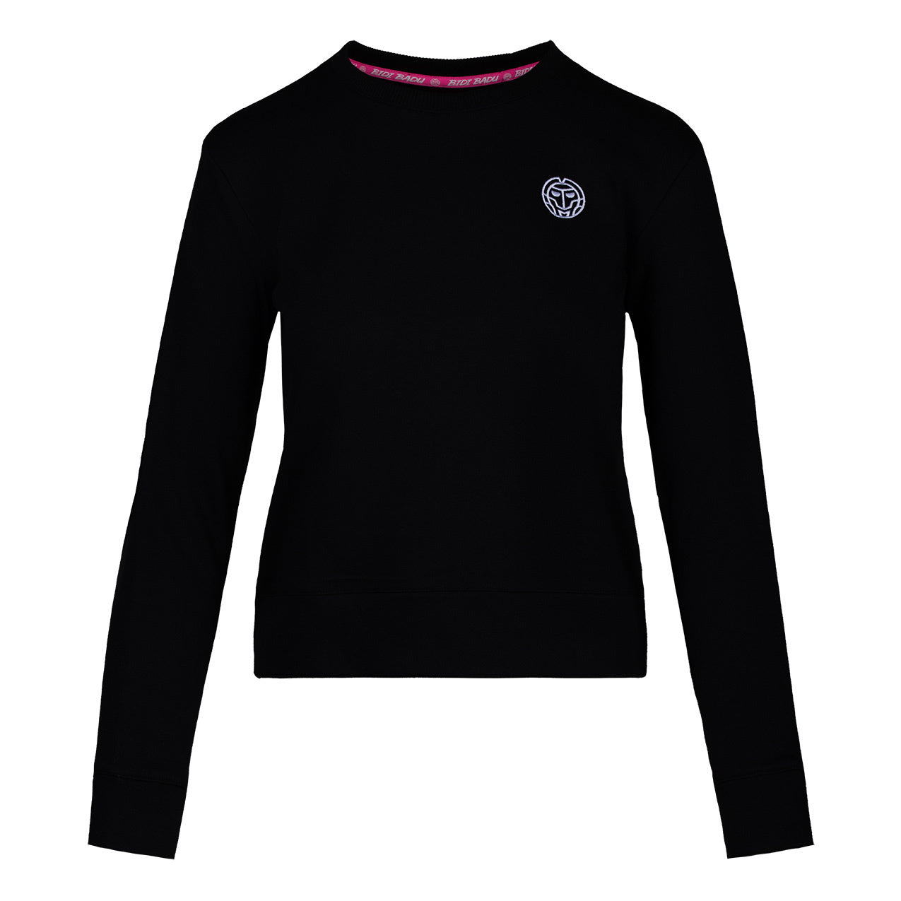 BIDI BADU Mirella Basic Crew Sudadera Mujeres-Negro,Blanco