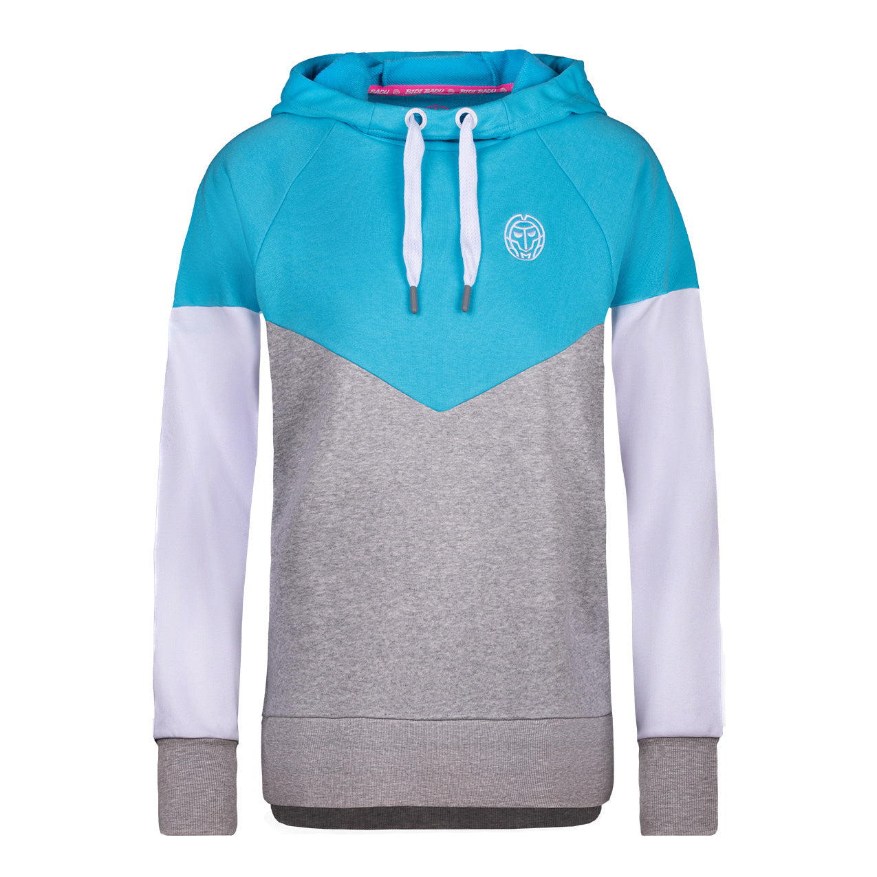 BIDI BADU Flavia Sudadera Con Capucha Mujeres-Azul Claro,Gris Claro