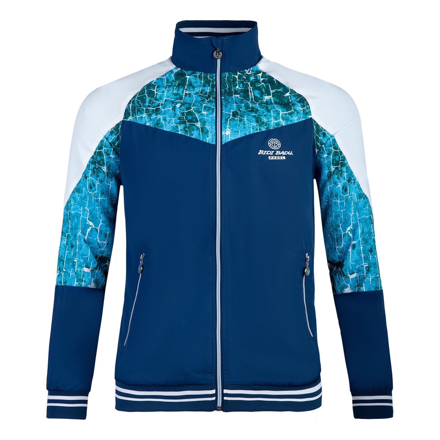 BIDI BADU Jabu Tech Chaqueta De Entrenamiento Hombres-Azul Oscuro,Multicolor