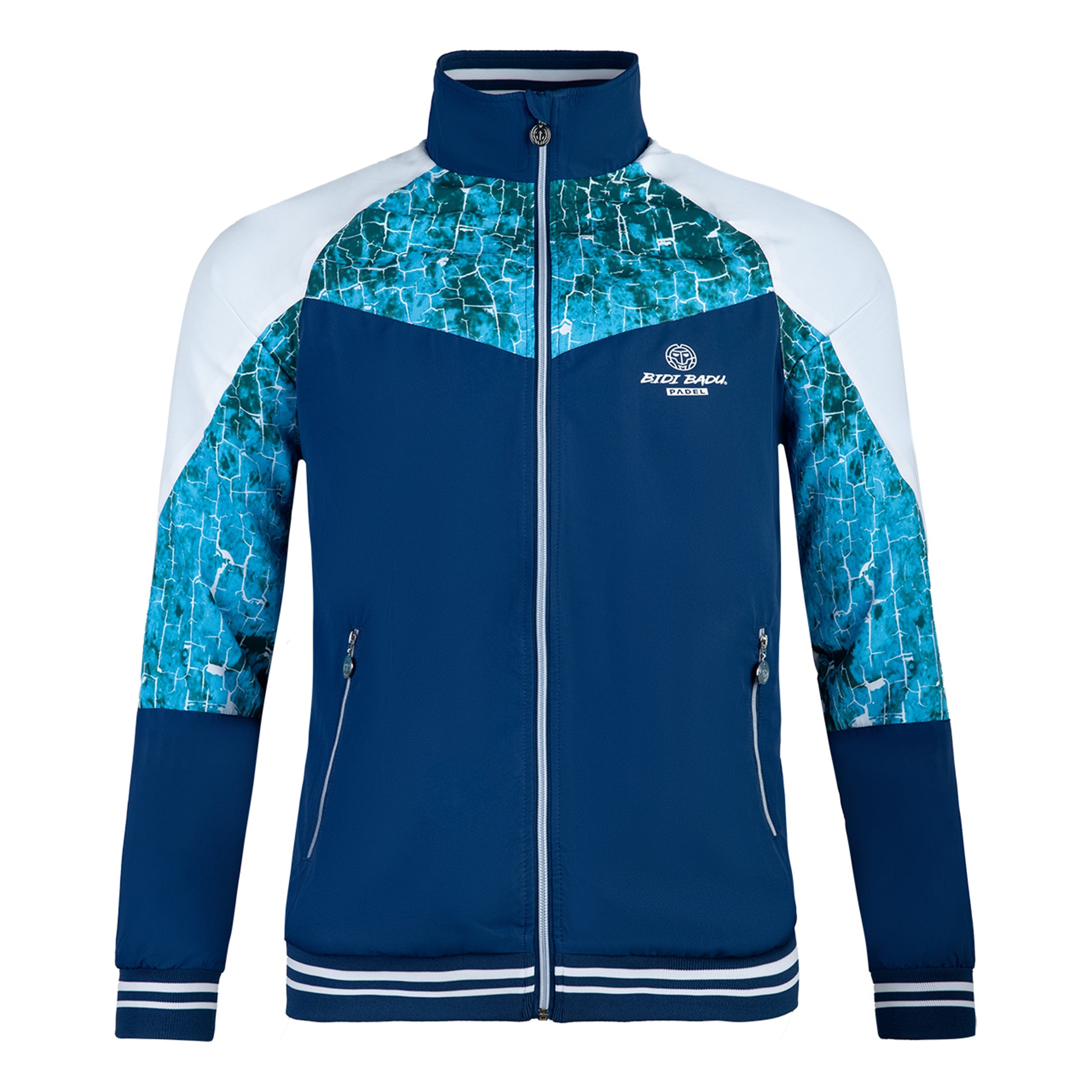 BIDI BADU Jabu Tech Chaqueta De Entrenamiento Hombres-Azul Oscuro,Multicolor