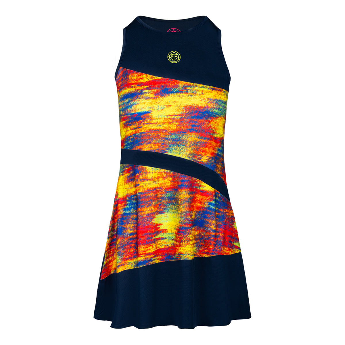 BIDI BADU Abeni Tech 2in1 Vestido Mujeres - azul oscuro, multicolor