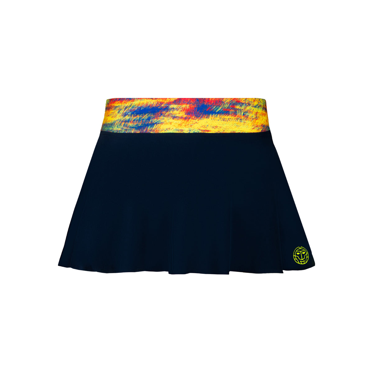 BIDI BADU Mora Tech Printed Falda Mujeres - azul oscuro, multicolor