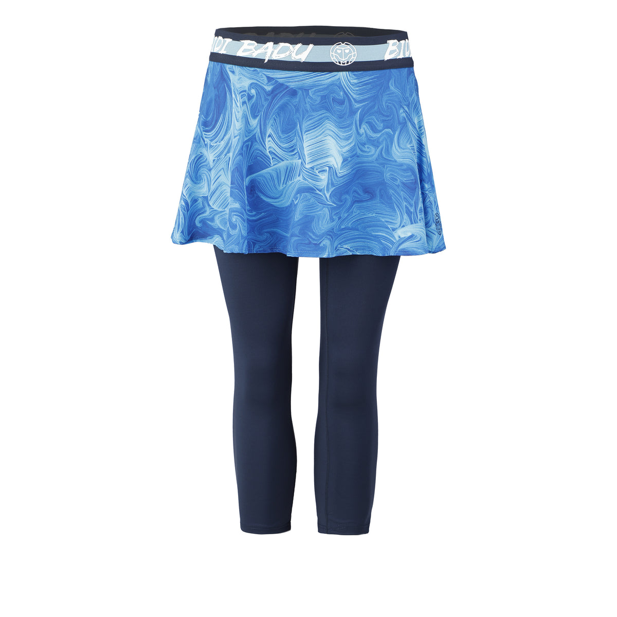 BIDI BADU Faida Tech Falda con malla Mujeres - multicolor, azul oscuro