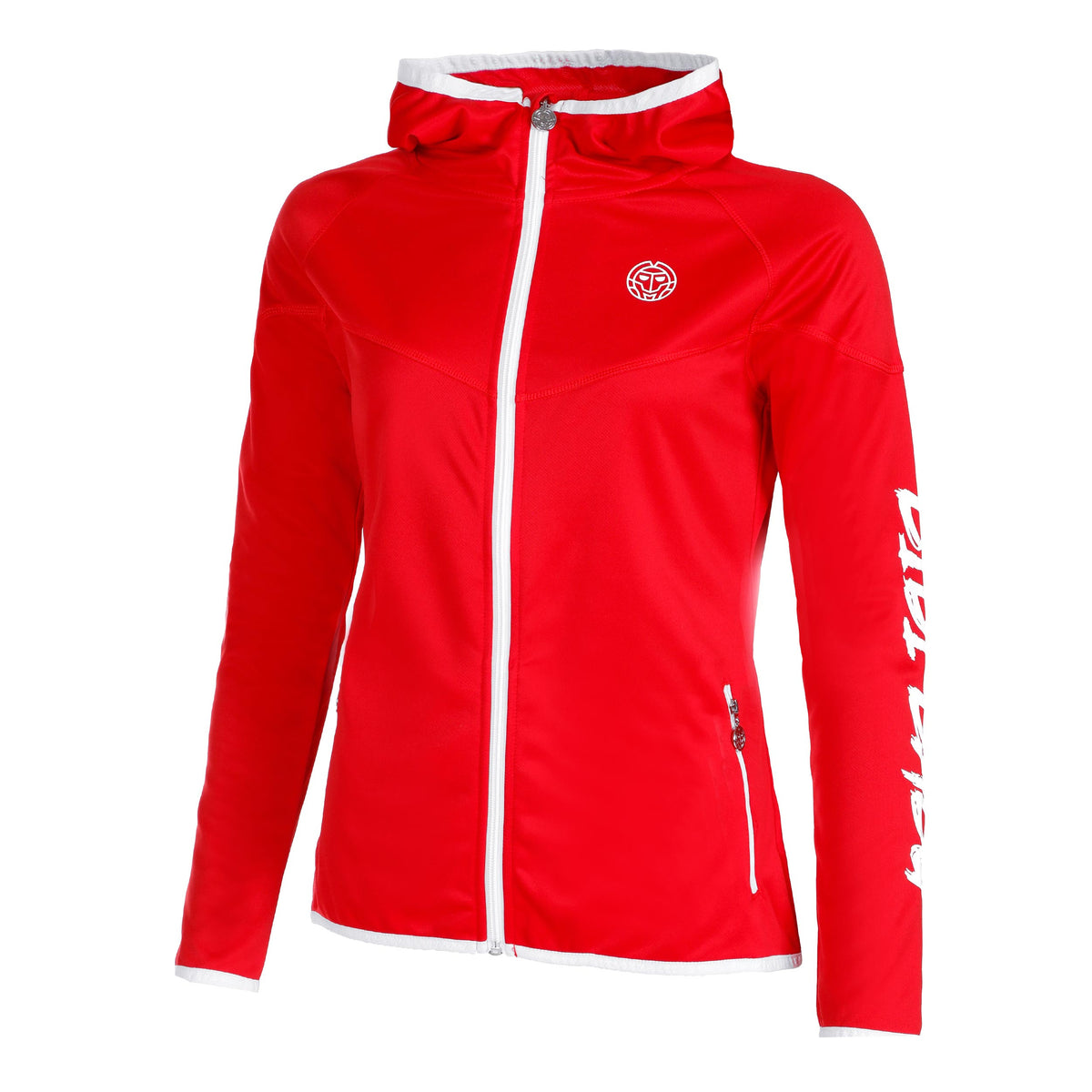 BIDI BADU Inga Tech Chaqueta De Entrenamiento Mujeres-Rojo,Blanco