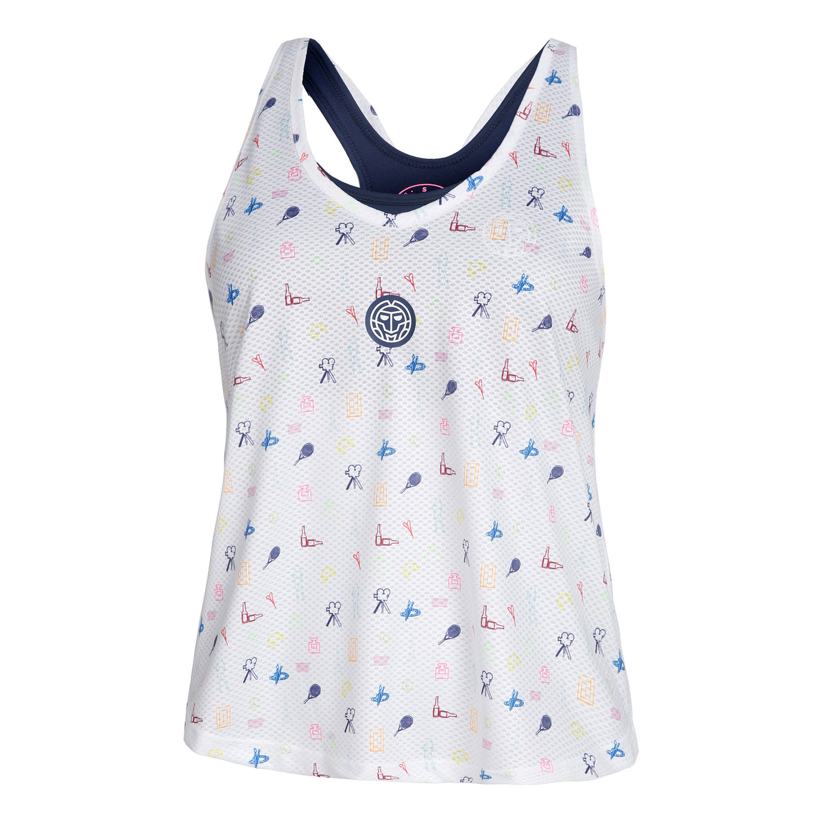 BIDI BADU NATLI Tech Camiseta de tirantes Mujeres - blanco, multicolor