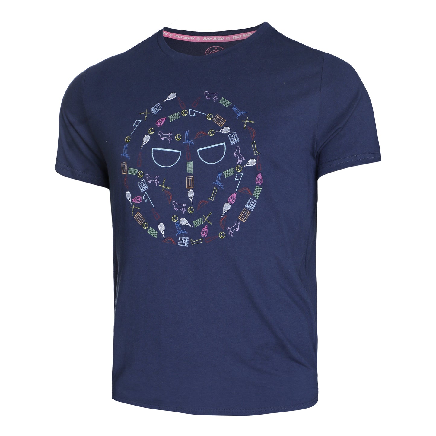 BIDI BADU Mao Lifestyle Camiseta de manga corta -azul oscuro,multicolor