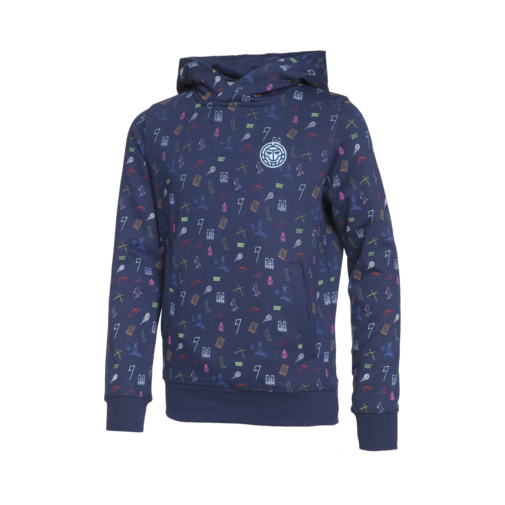 BIDI BADU Rafiki Lifestyle Sudadera Con Capucha Chicos-Azul Oscuro,Multicolor