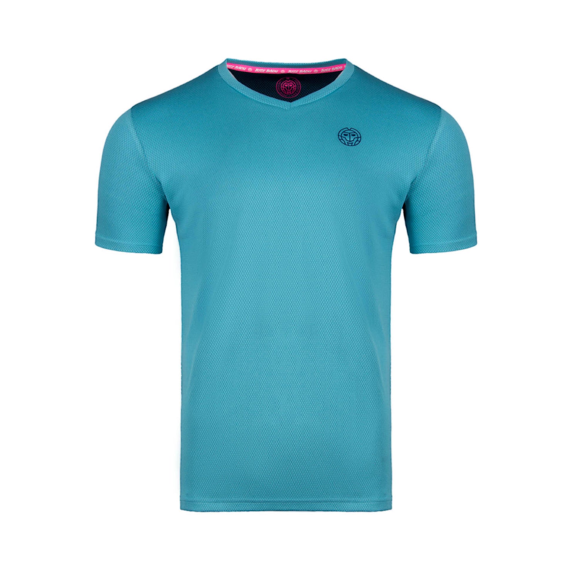 BIDI BADU Evin Tech Round Camiseta de manga corta Chicos - azul claro, azul oscuro