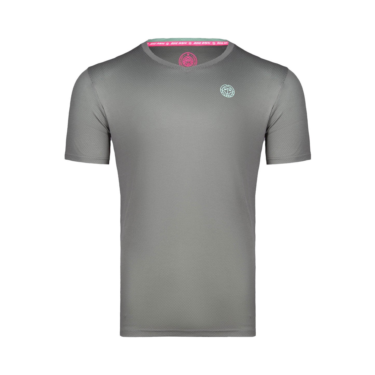 BIDI BADU Evin Tech Round Camiseta de manga corta Chicos - gris, mint