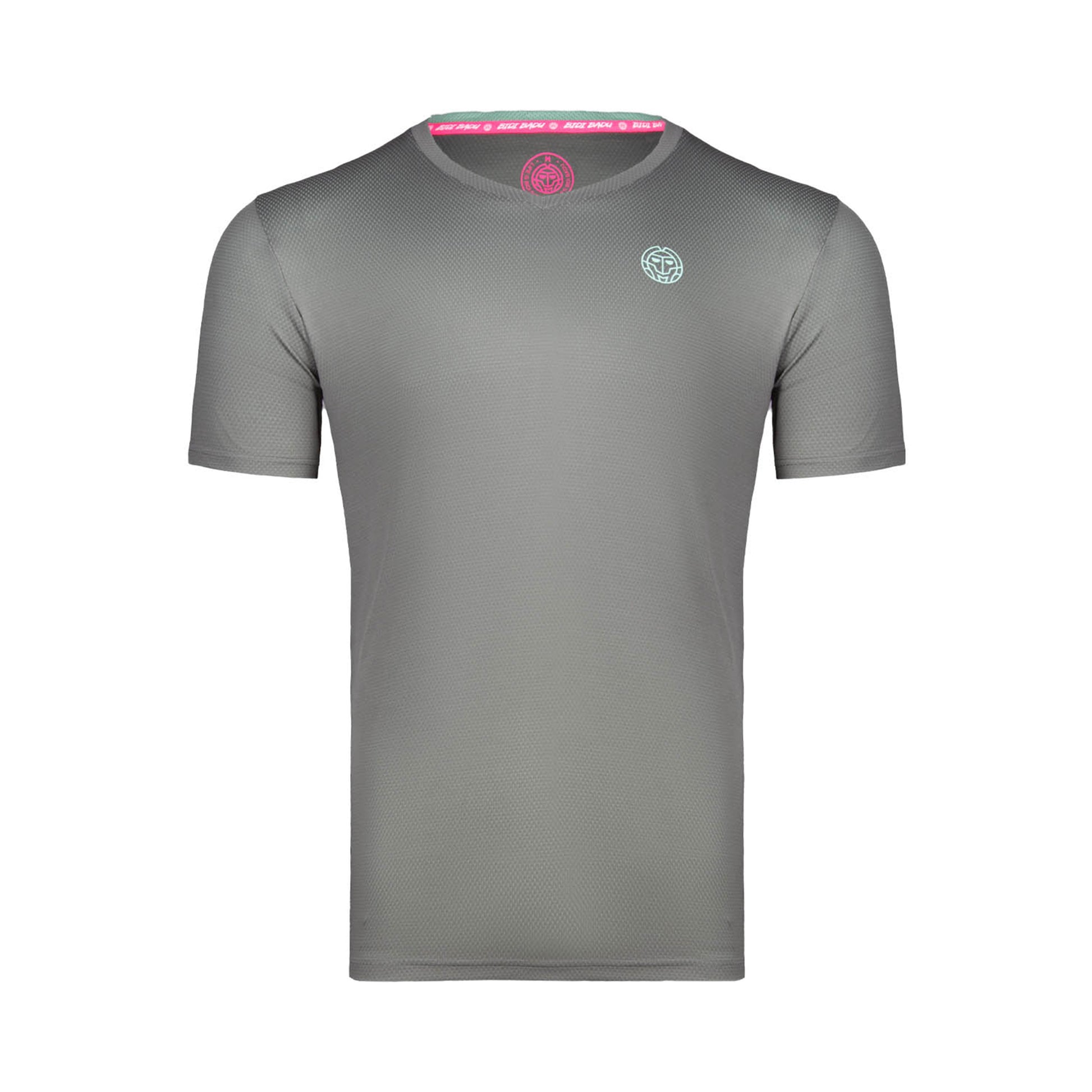 BIDI BADU Evin Tech Round Camiseta de manga corta Chicos - gris, mint