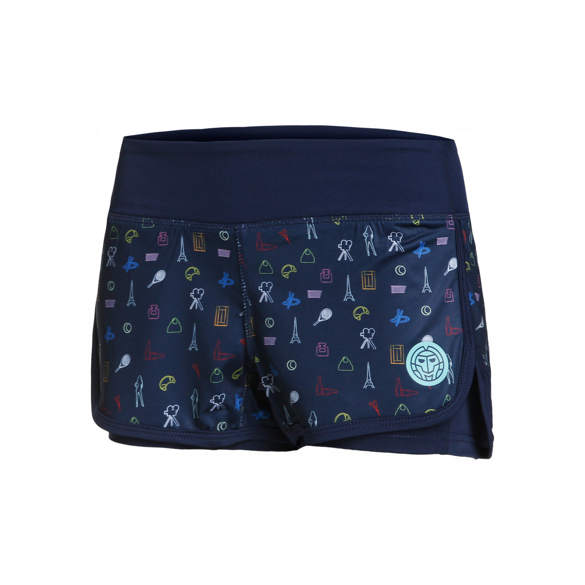 BIDI BADU Imara Tech 2in1 Shorts Chicas - azul oscuro, multicolor