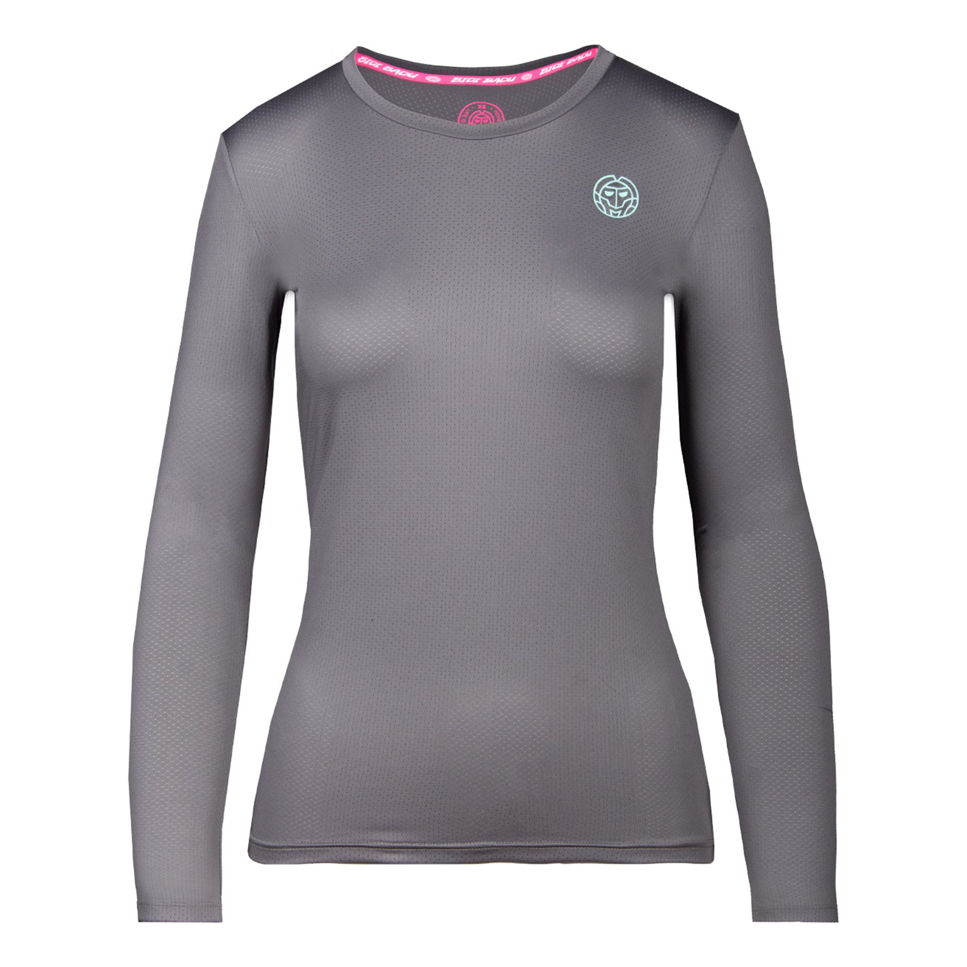 BIDI BADU Pia Tech Roundneck Camiseta de manga larga Mujeres - gris,