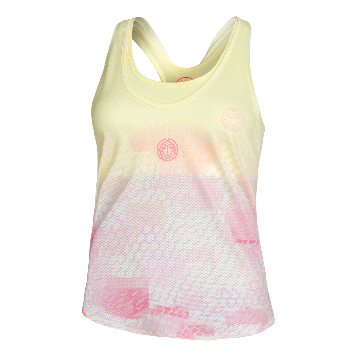 BIDI BADU Waris Tech 2in1 Camiseta de tirantes Mujeres - amarillo, rosa