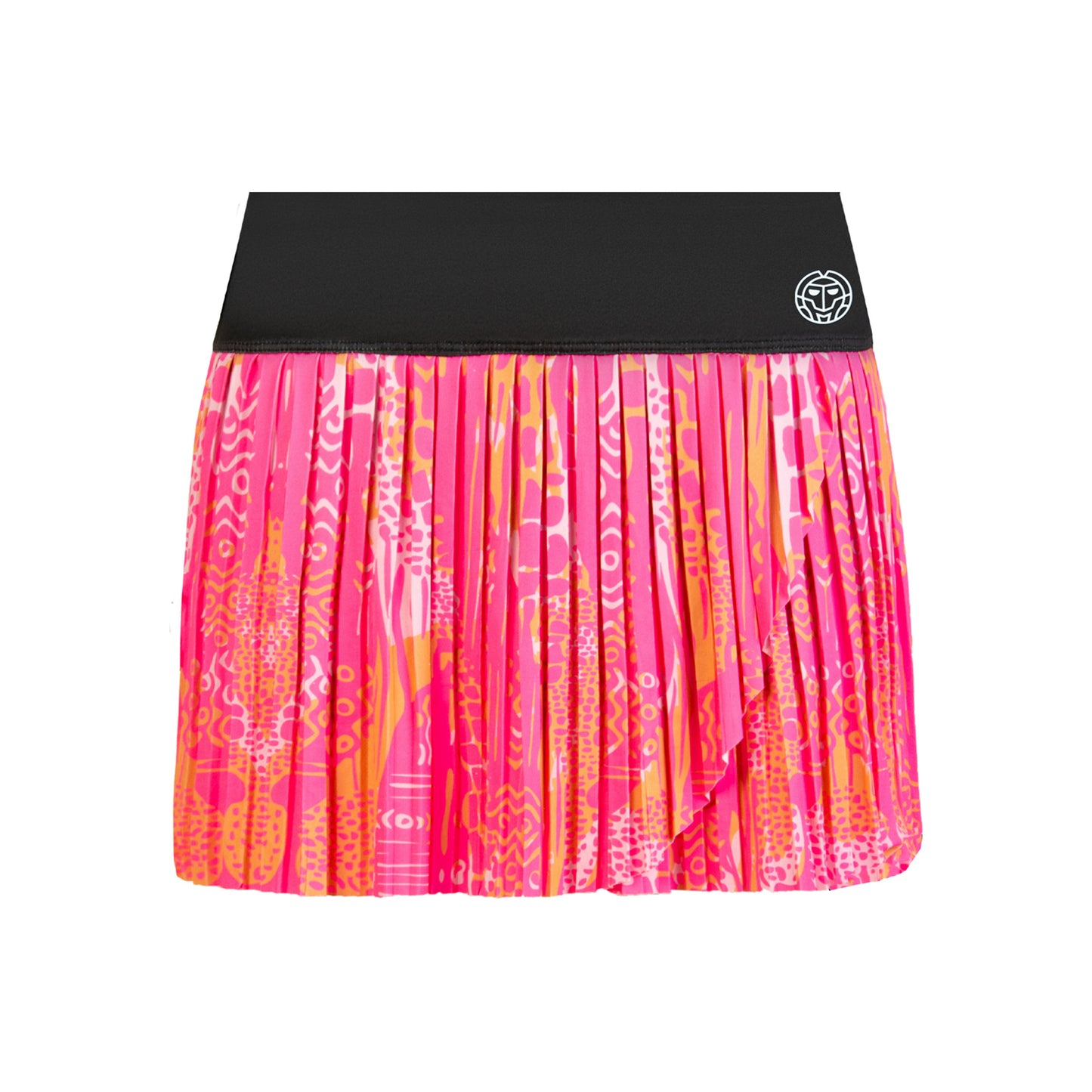 BIDI BADU Lowey Tech Plissee Falda Mujeres - gris, rosa