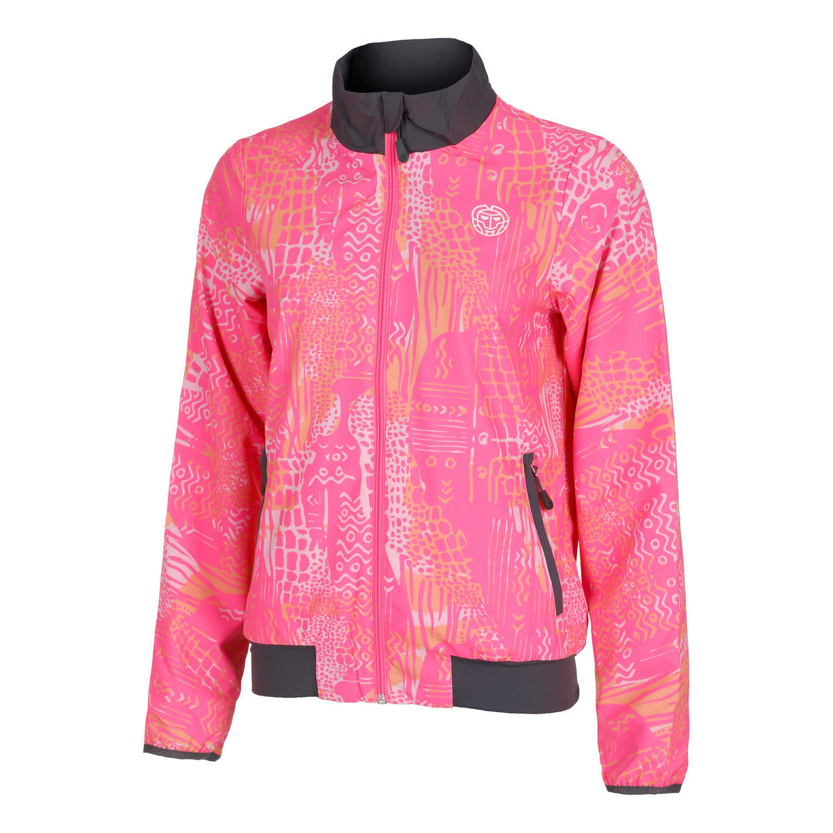 BIDI BADU Gene Tech Chaqueta de entrenamiento Mujeres - gris, rosa