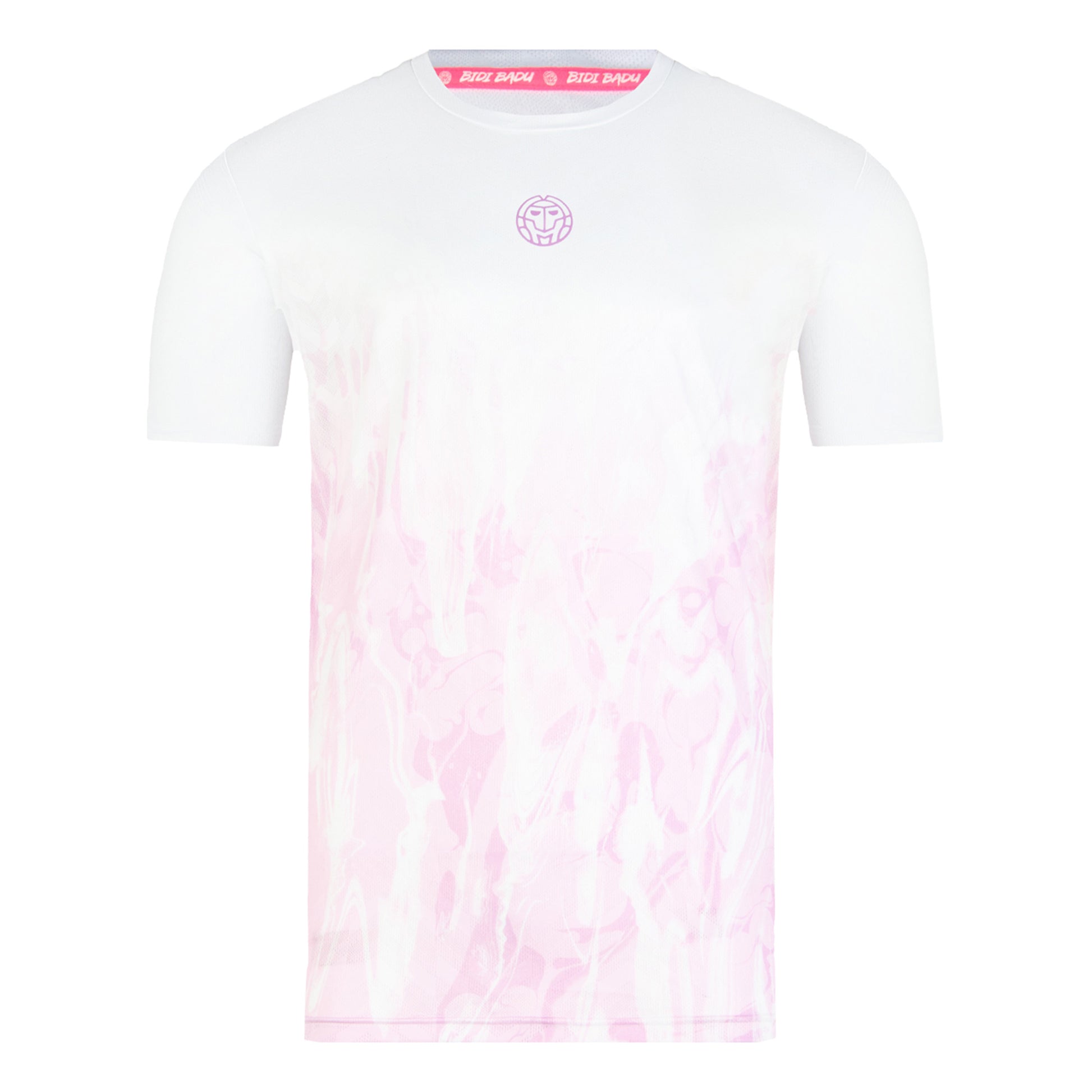BIDI BADU Tafari Tech Camiseta de manga corta Hombres - lila, blanco