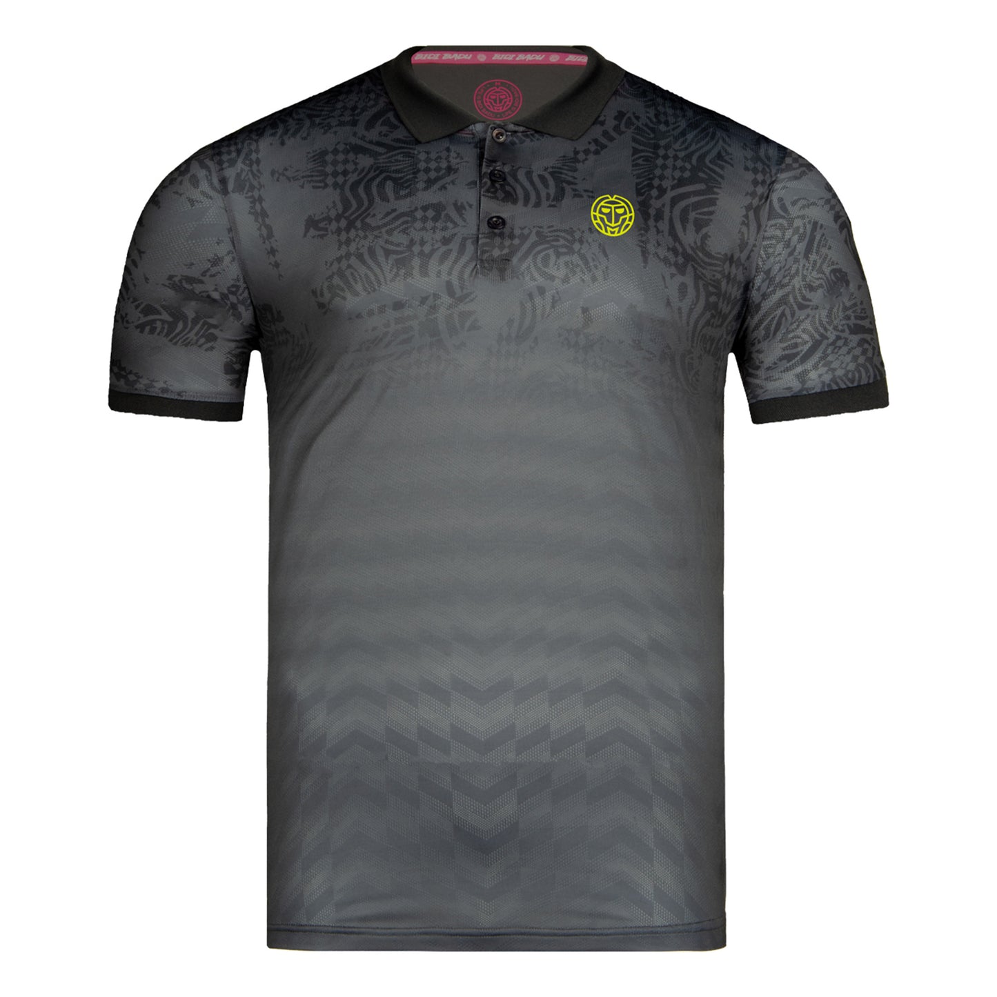 BIDI BADU Yero Tech Polo Hombres - gris,