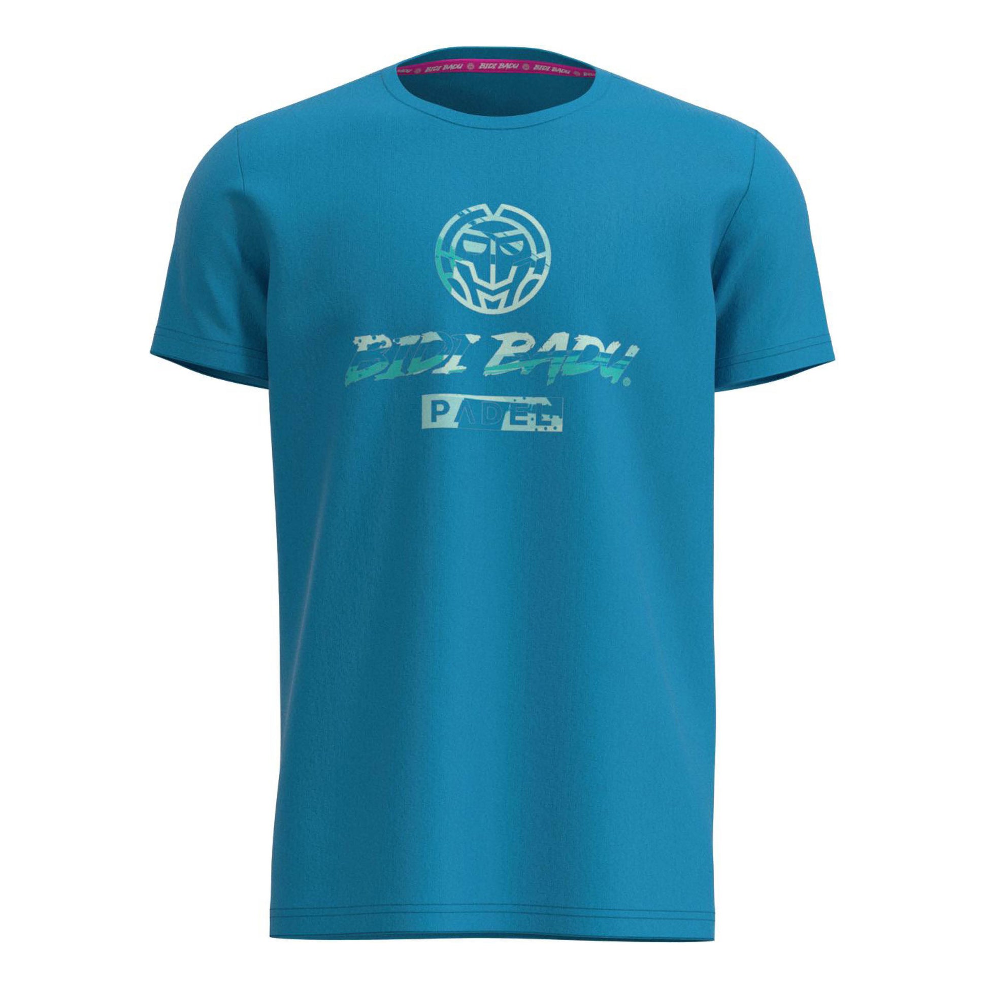 BIDI BADU Good Vibes Logo Camiseta De Manga Corta Hombres-Azul
