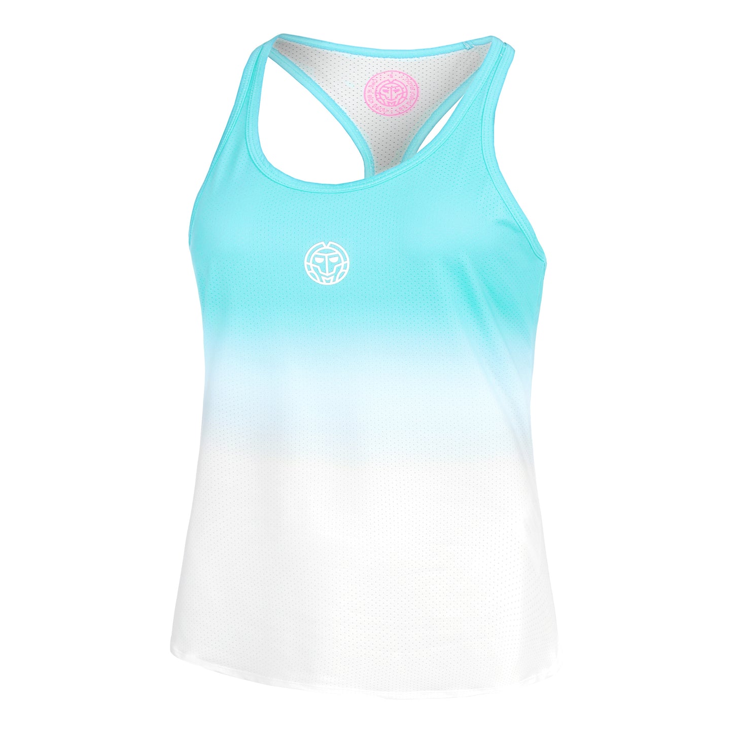 BIDI BADU Crew Gradiant Camiseta De Tirantes Mujeres-Turquesa,Blanco