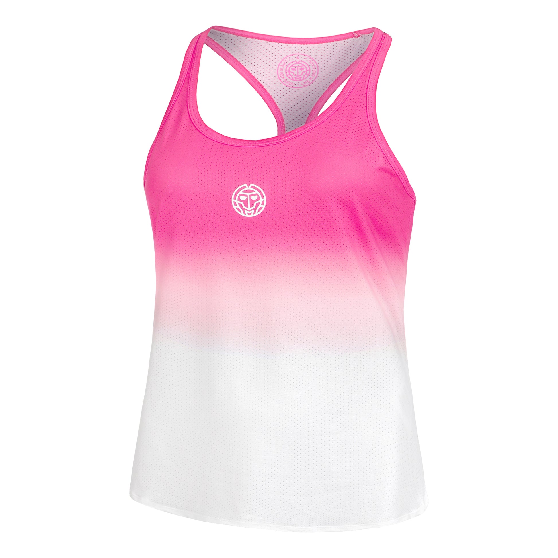 BIDI BADU Crew Gradiant Camiseta De Tirantes Mujeres-Rosa,Blanco