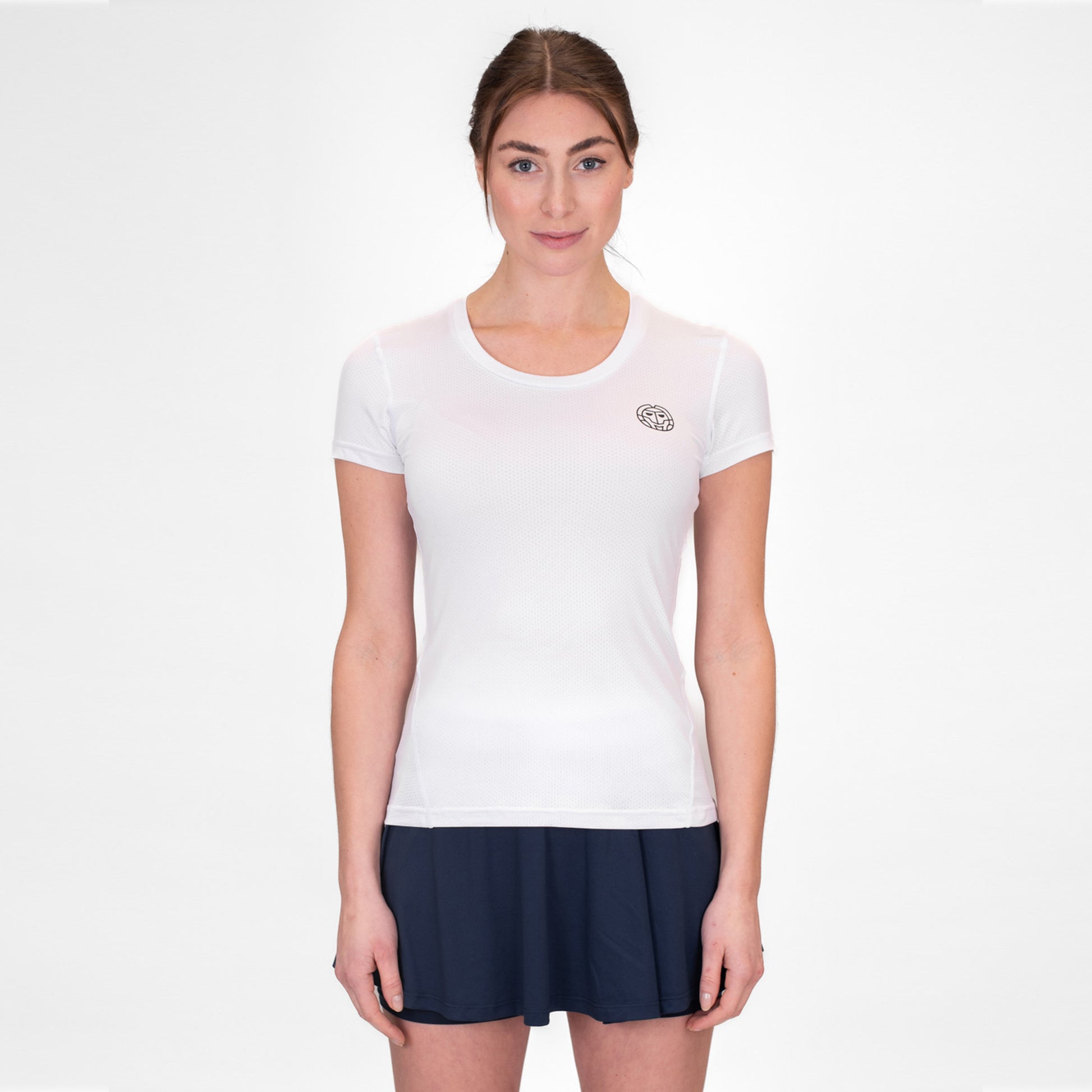 BIDI BADU Crew Camiseta De Manga Corta Mujeres-Blanco